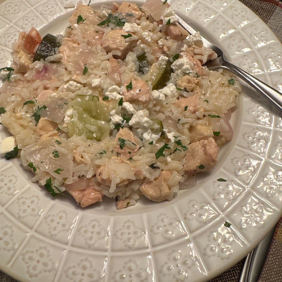 Instant pot greek chicken and rice
