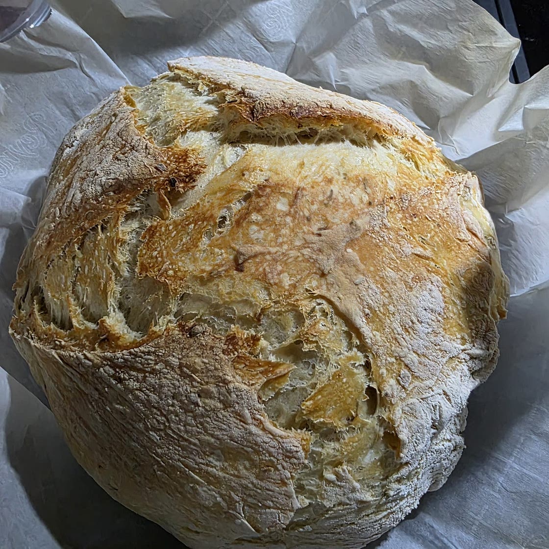 4 Ingredient Easy Artisan Bread