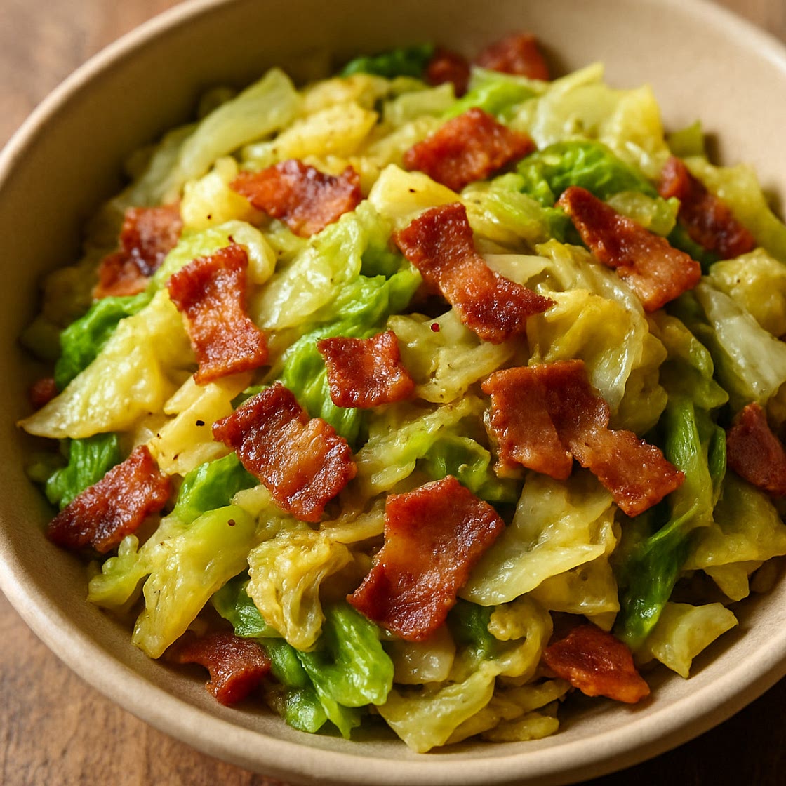 Cabbage and Bacon Delight