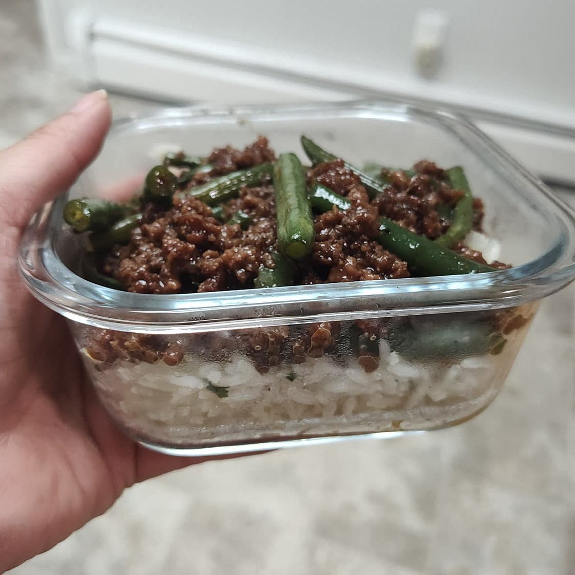 Sweet Chili Beef & Green Bean Bowls