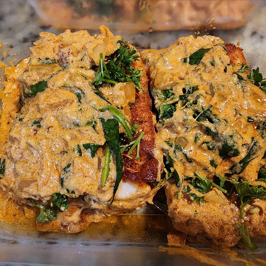 Creamy Garlic Butter Tuscan Salmon
