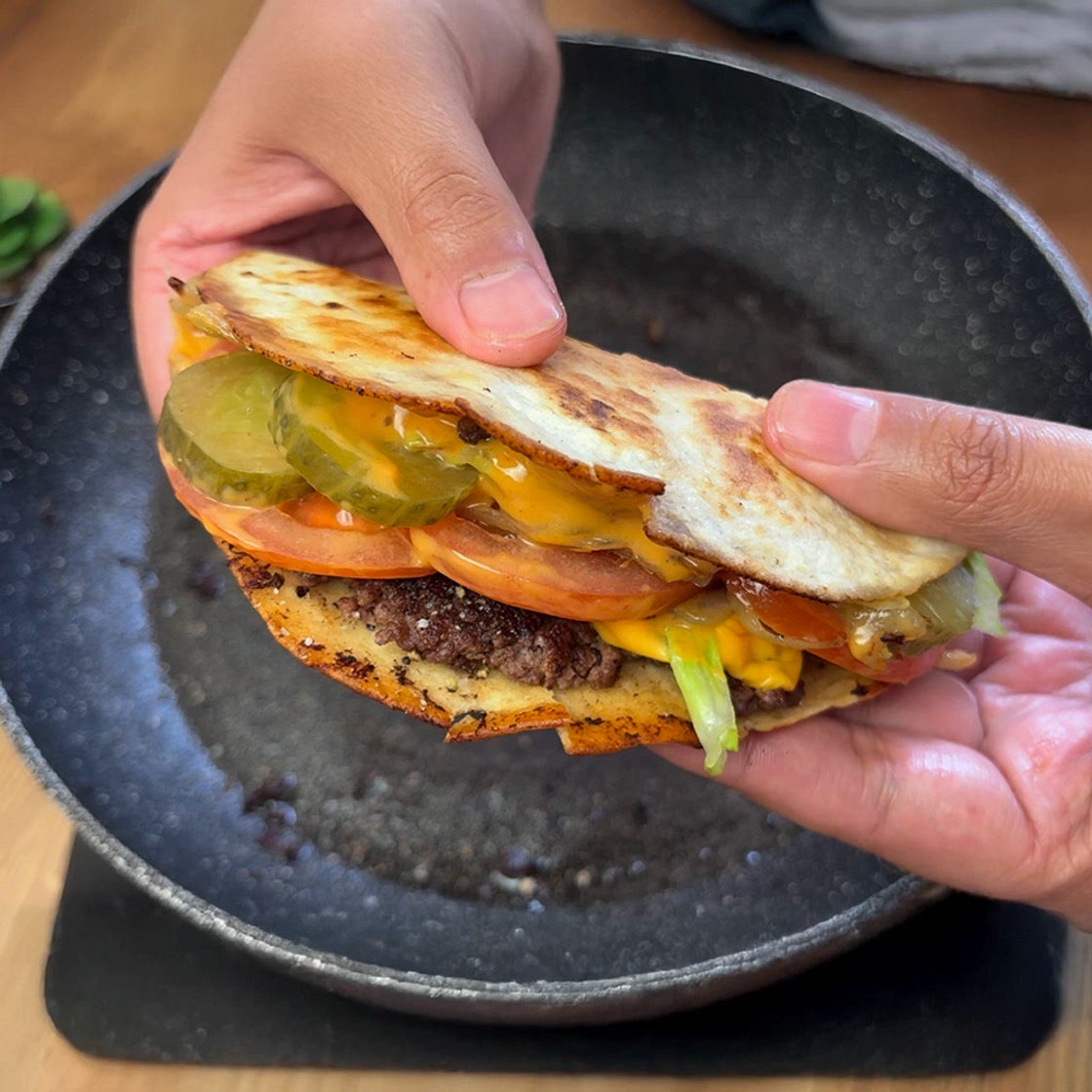 Smash Beef Tacos