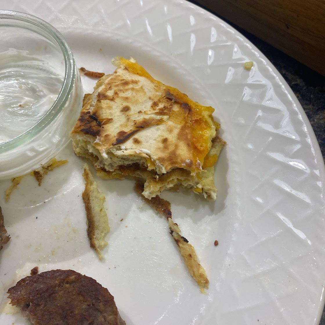 Easy Breakfast Quesadilla