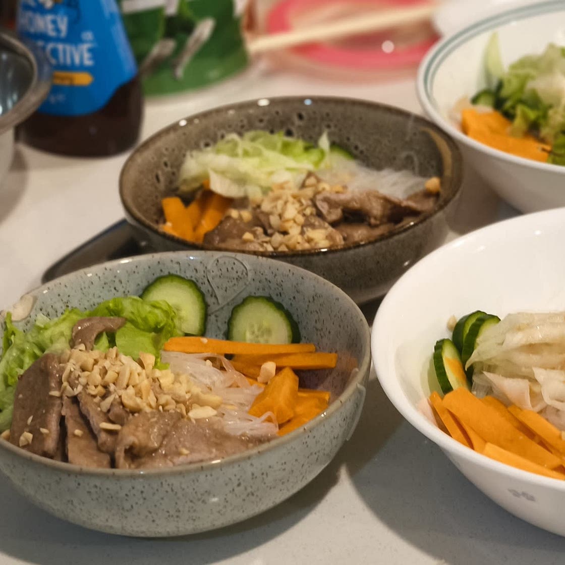 Vietnamese Beef Noodle Salad (Bun Bo Xao)