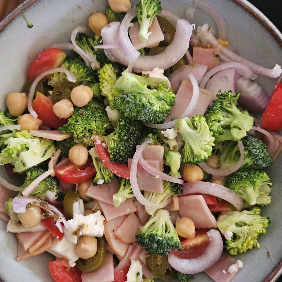 Italian Sub Broccoli Salad