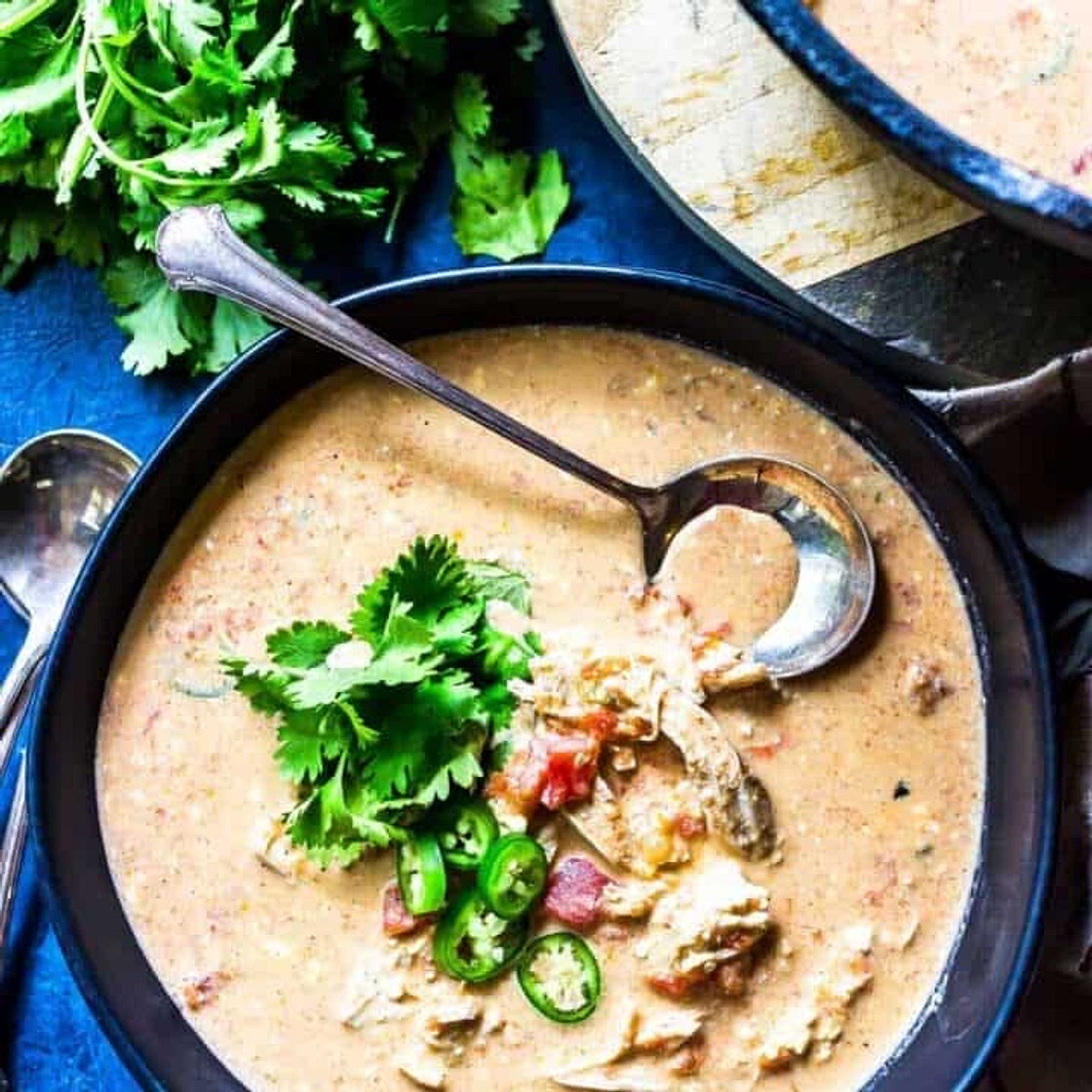 KETO QUESO CHICKEN SOUP