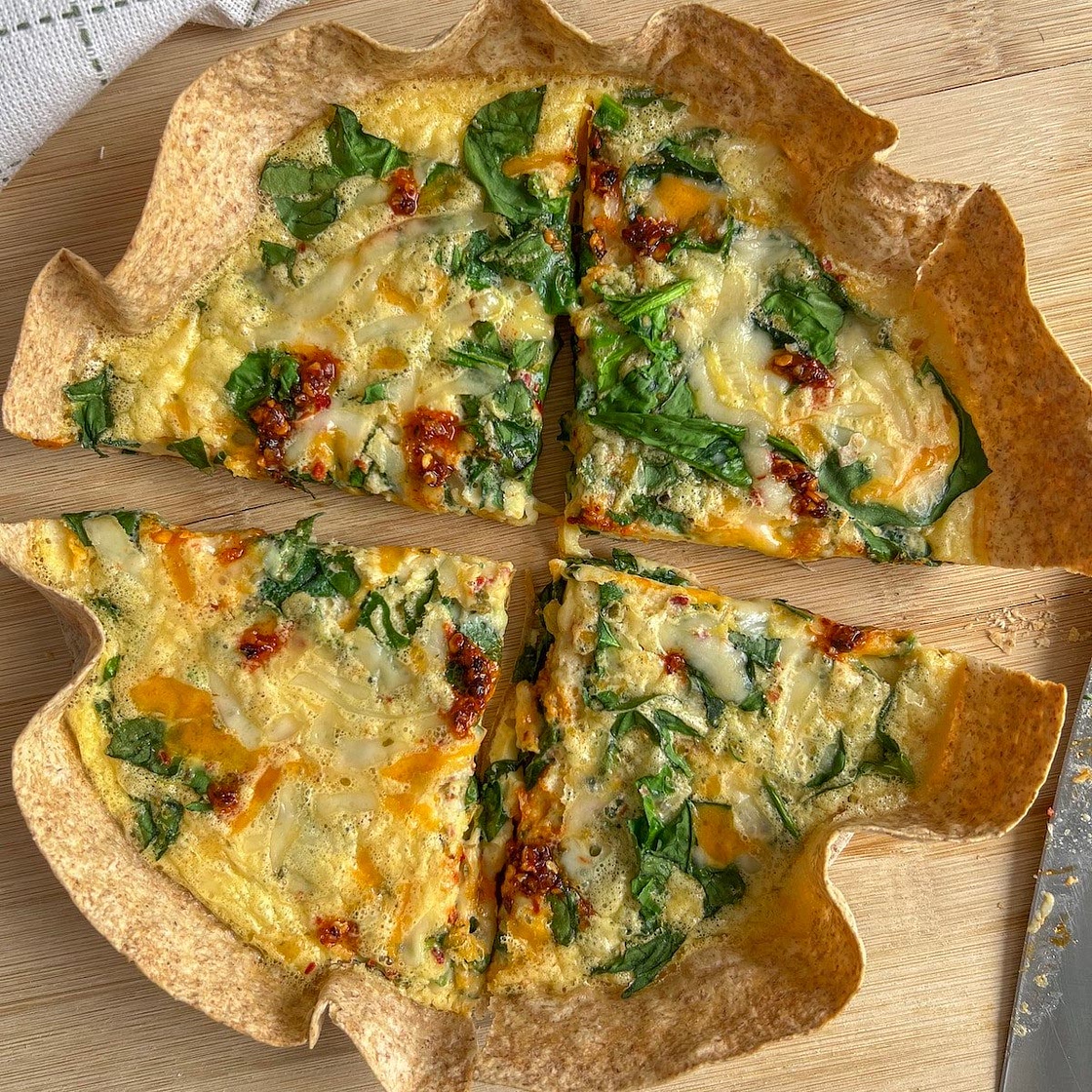 The Best Tortilla Quiche