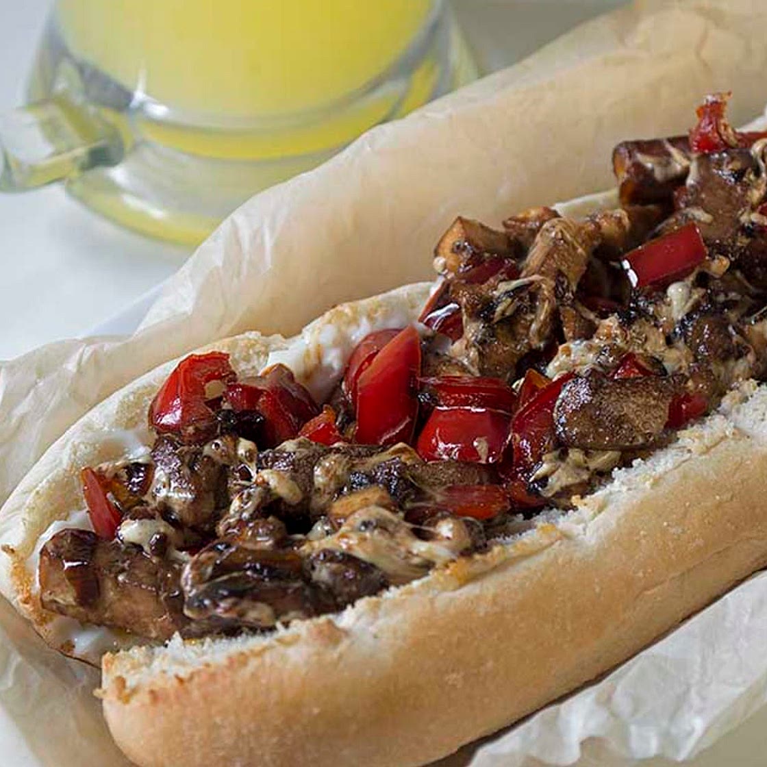 Philly Tofu Cheese Steak
