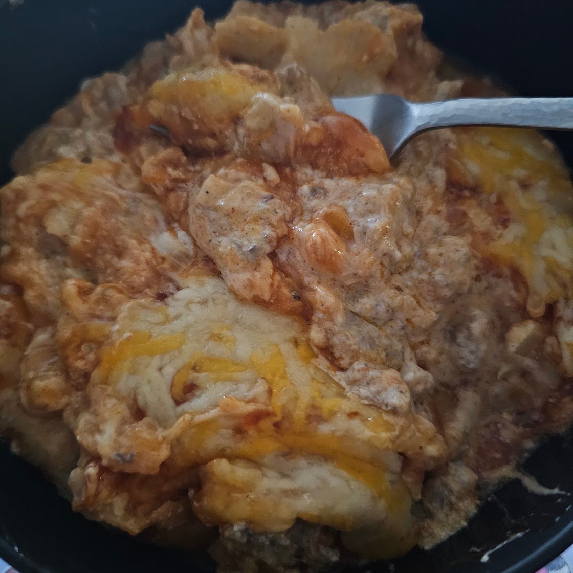 Gringa enchilasagna (red/beef)