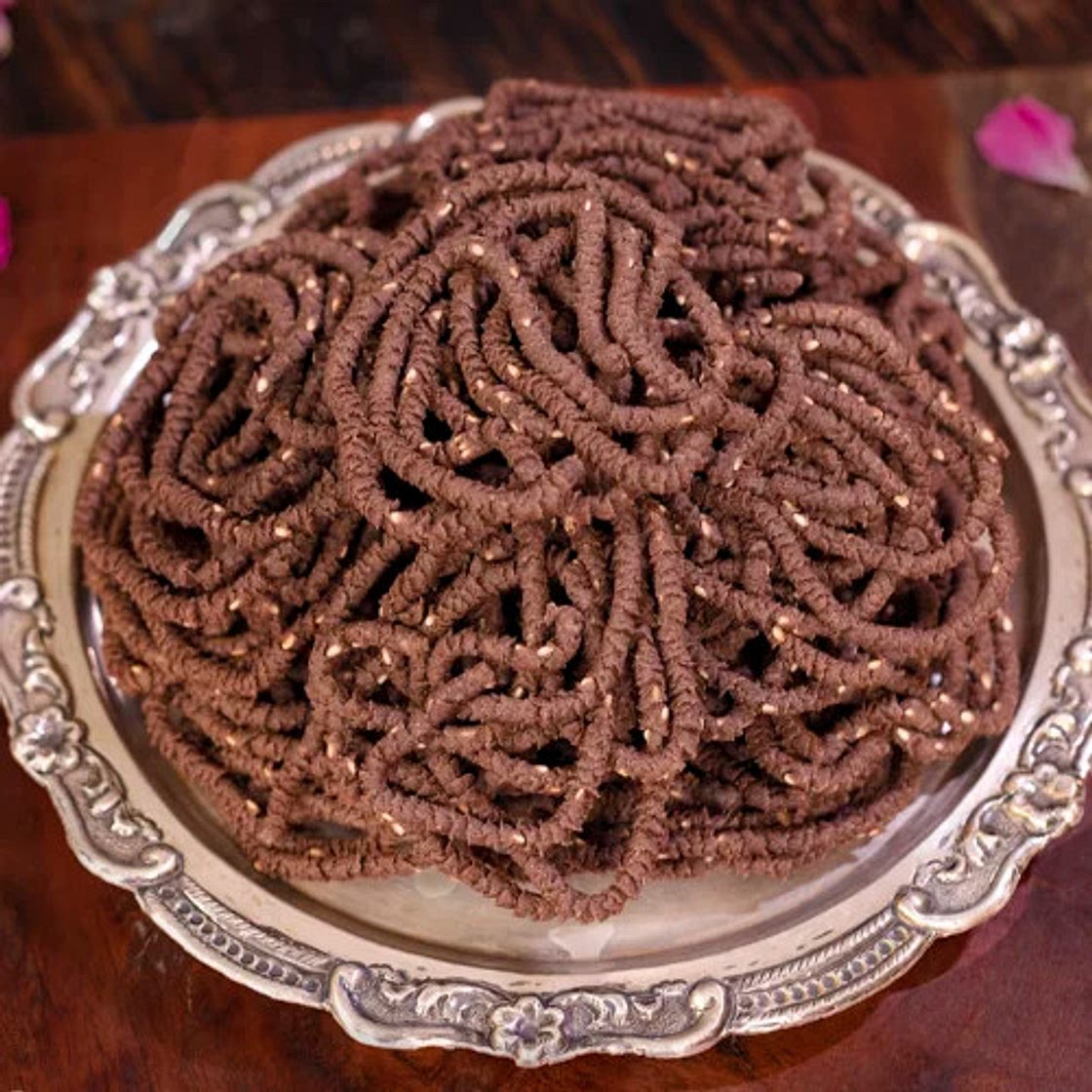 Ragi Murukku(finger millet murukku)