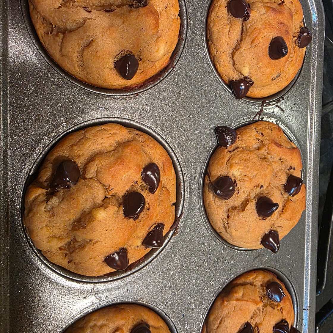 Protein banana muffins
