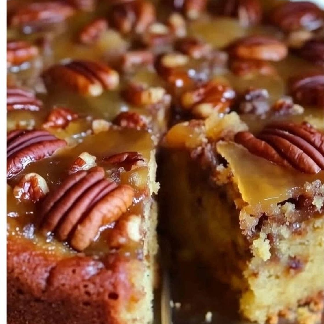 Pecan Upside-Down Cake