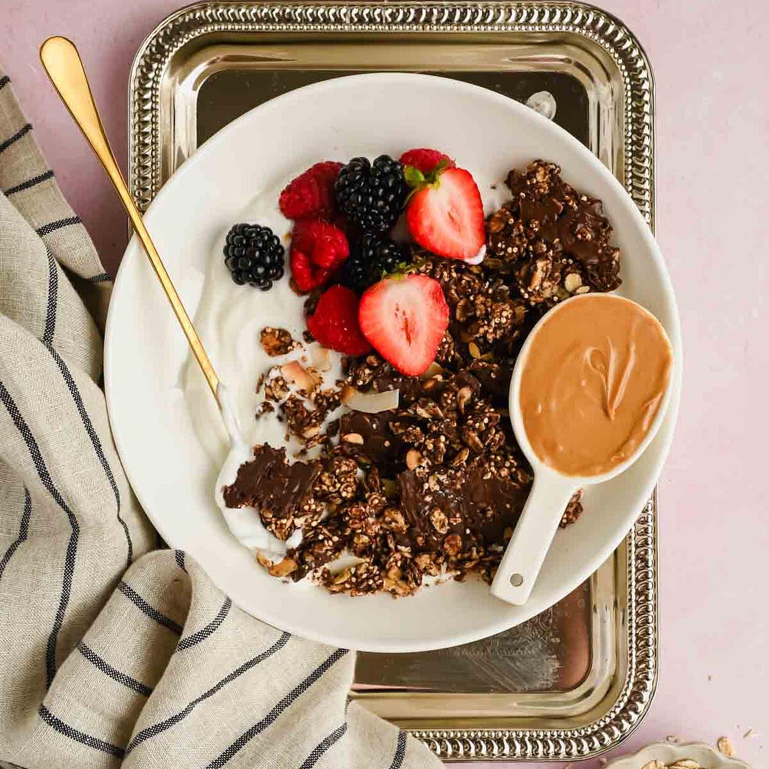 Peanut Butter Chocolate Granola