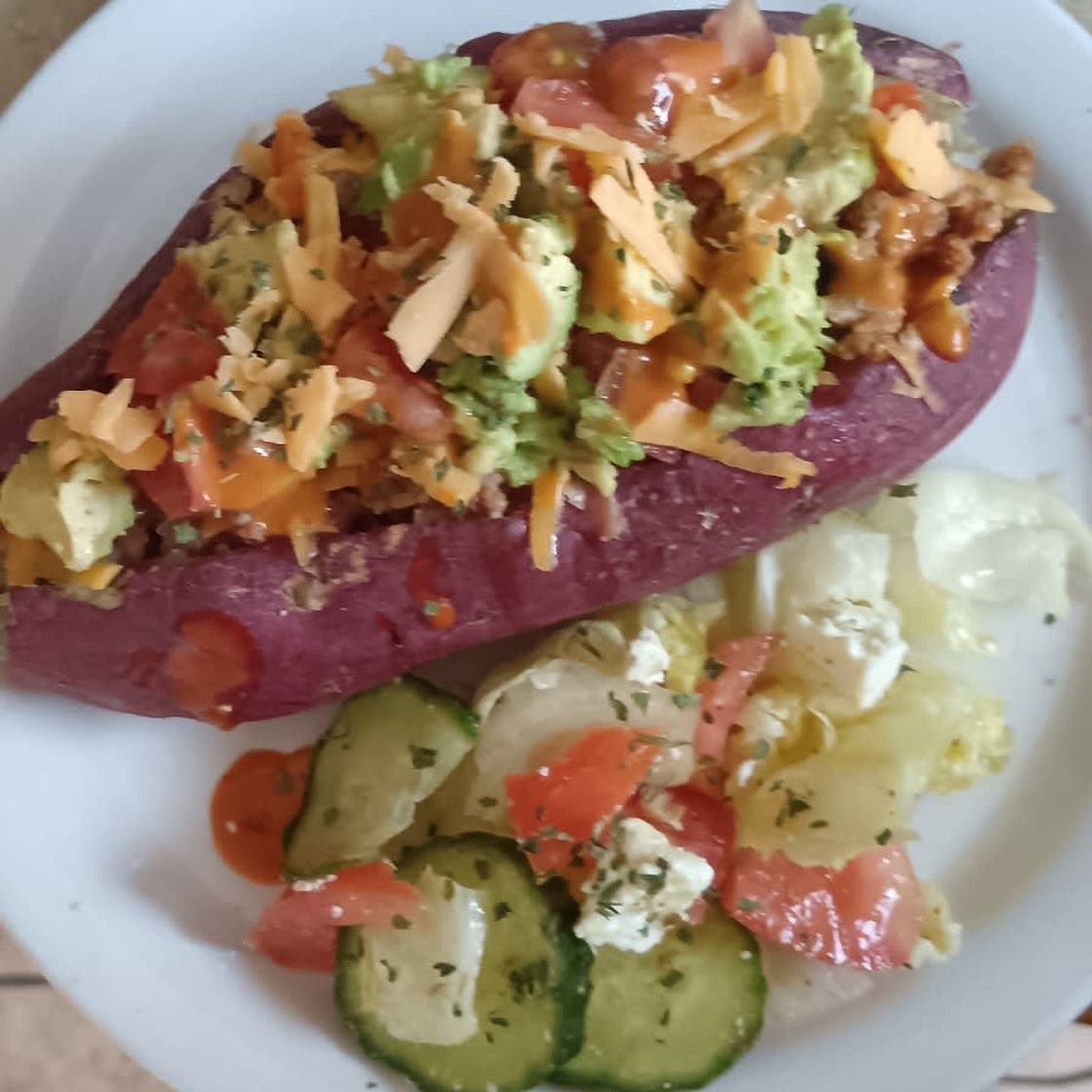Taco Stuffed Sweet Potatoes