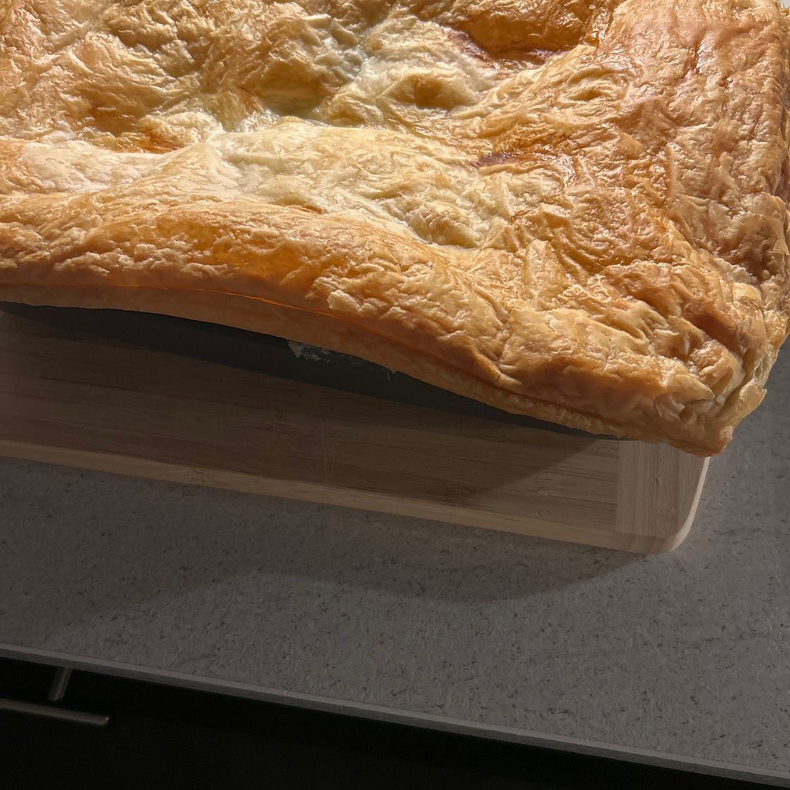 Easy chicken and leek pie