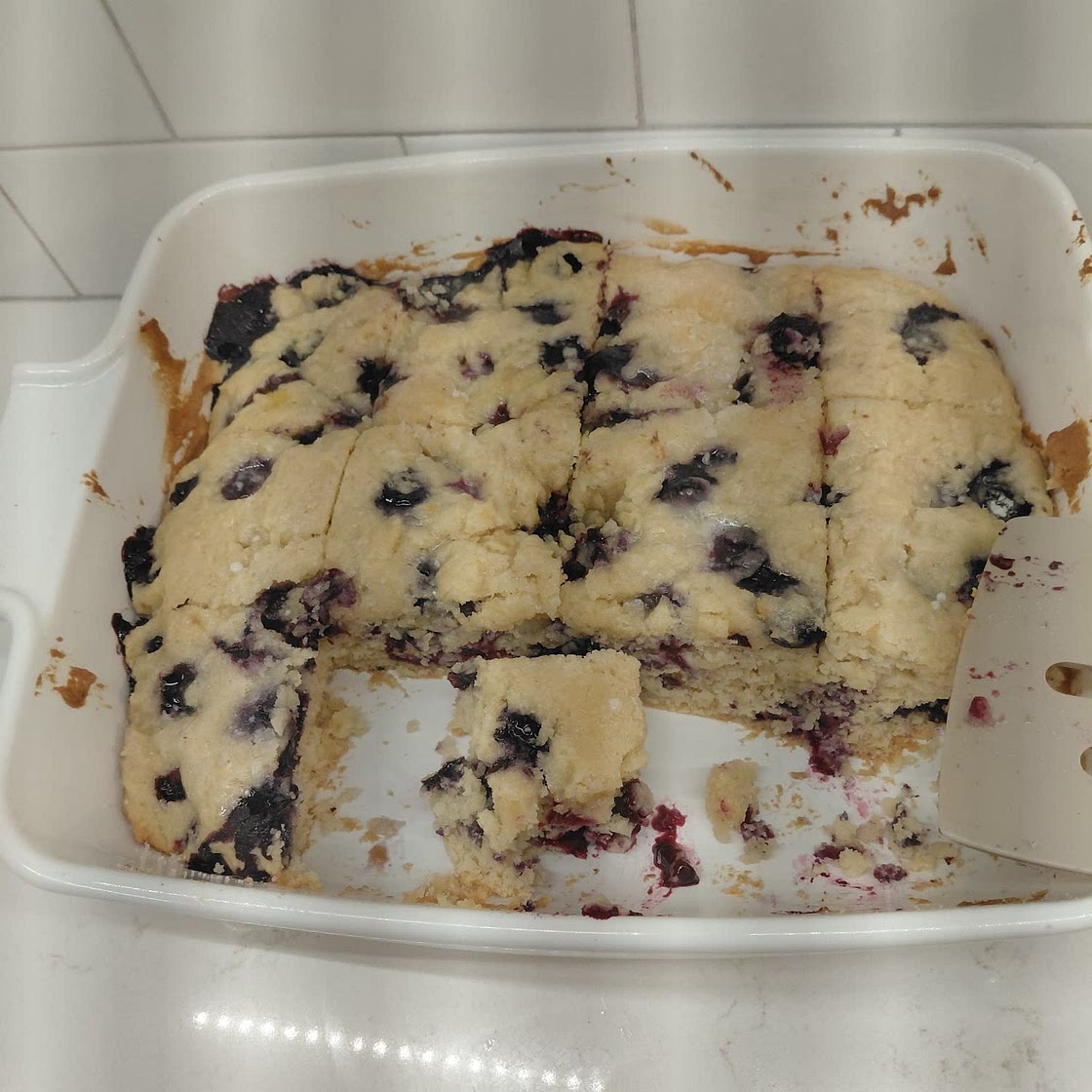 Buttermilk Blueberry Breakfast Cake