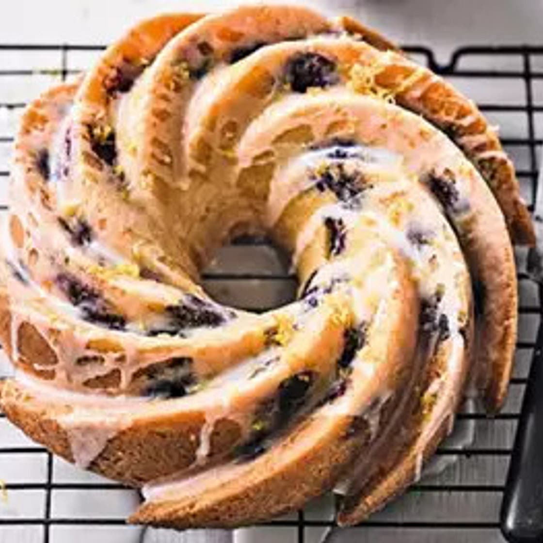 Martha's lemon & blueberry bundt cake