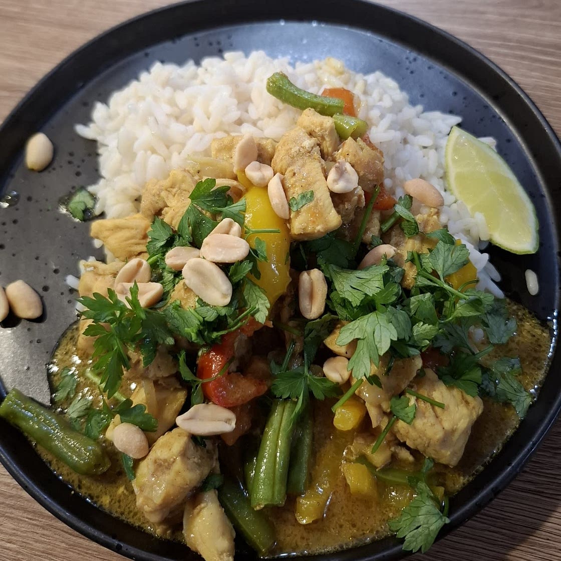 Chicken Satay Stir-Fry