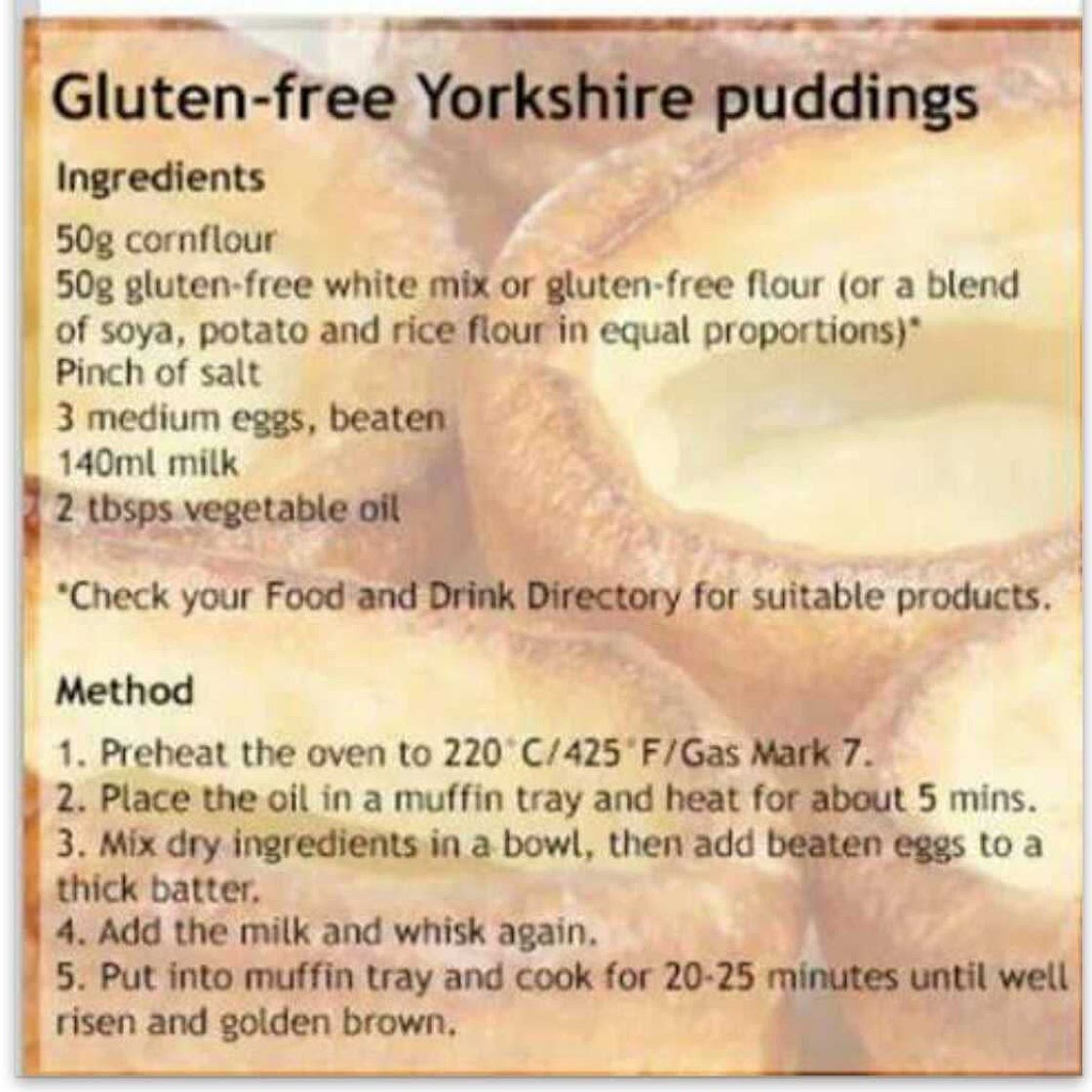 Yorkshire pudding Gluten Free