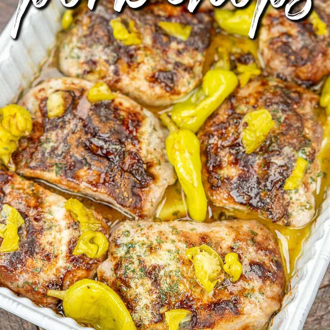 Oven Baked Mississippi Pork Chops