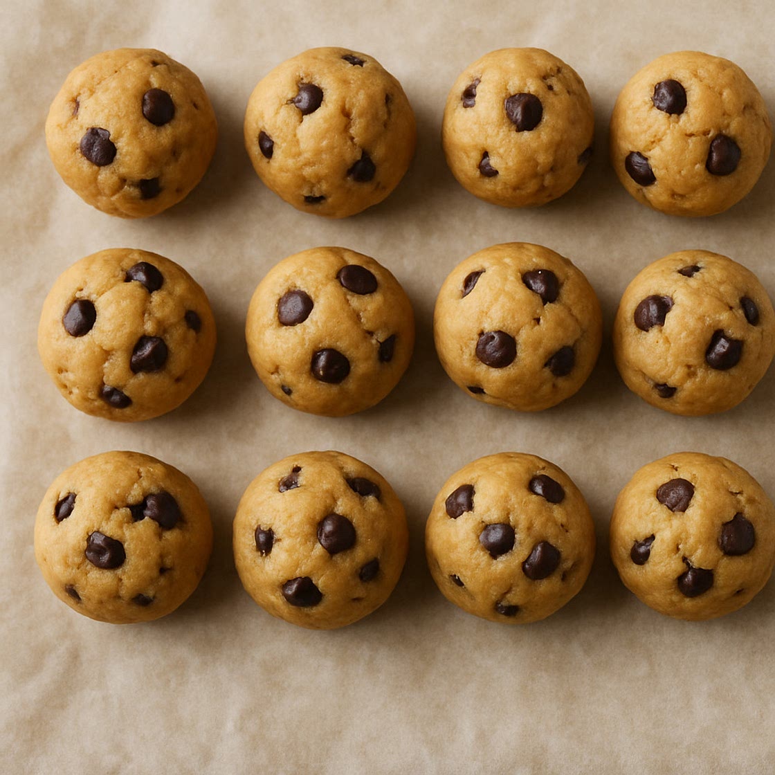 Banana bread cookie dough balls