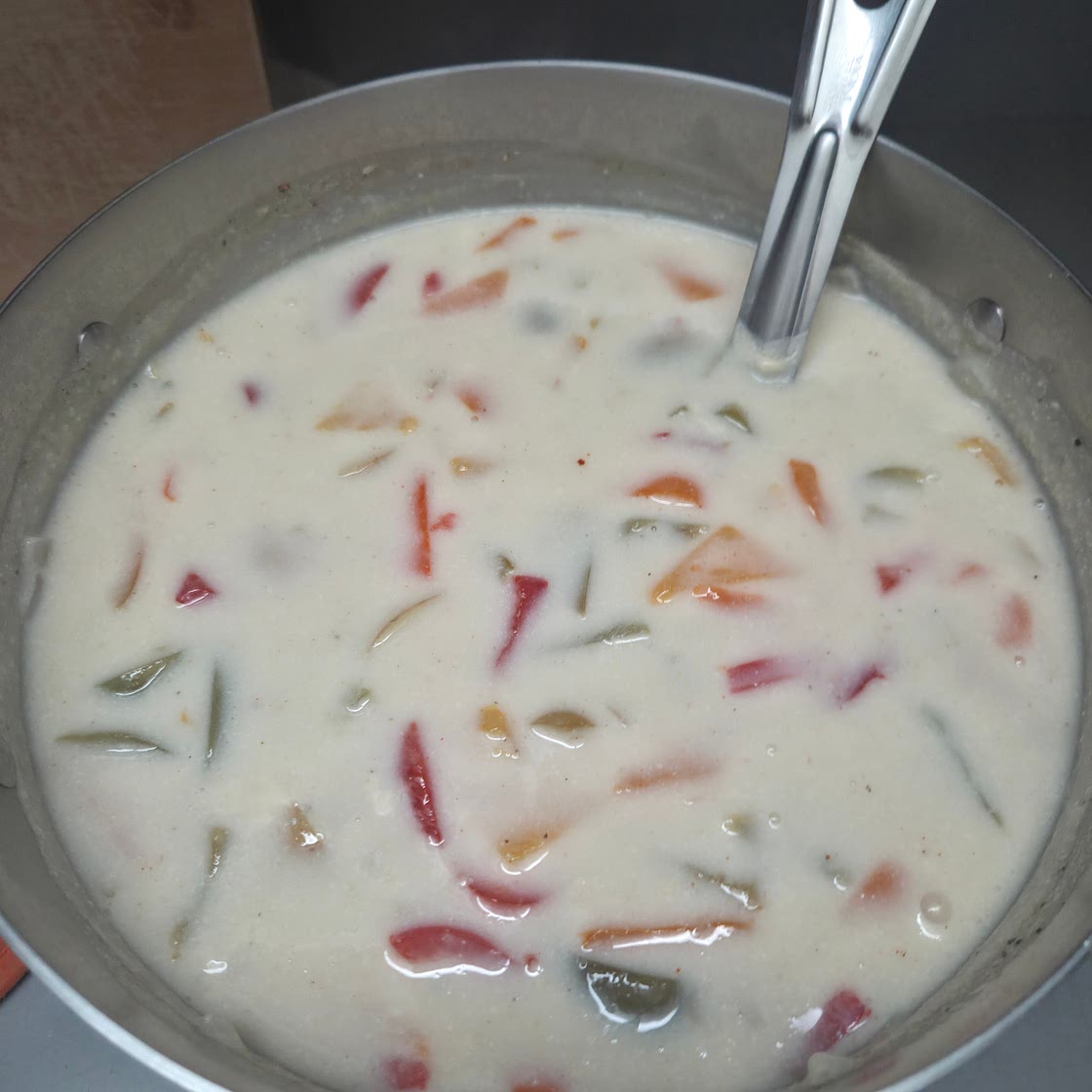 Chunky Pepper Potato Soup