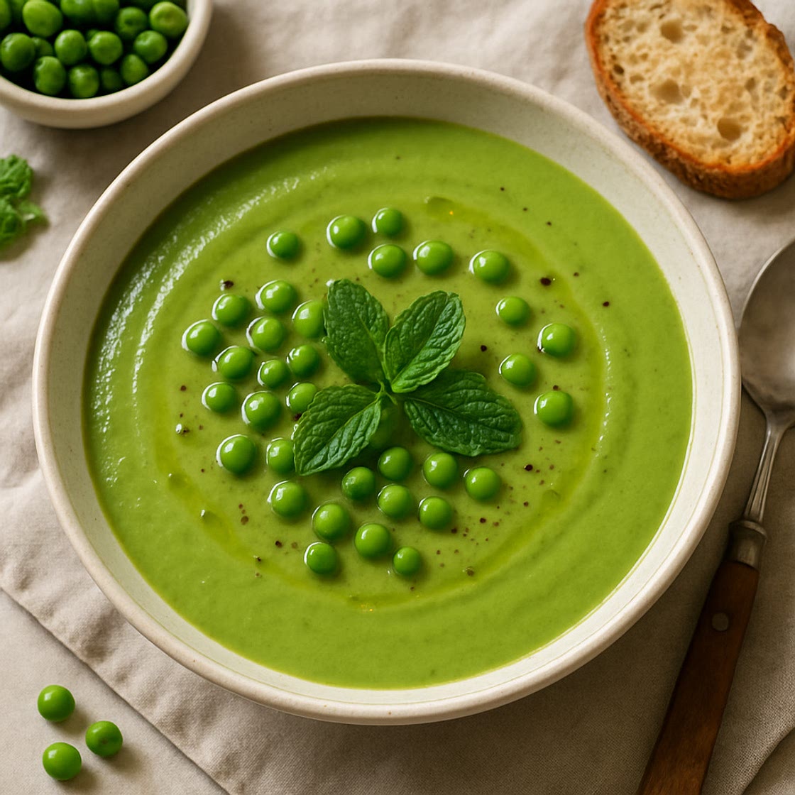 Velouté de petits pois