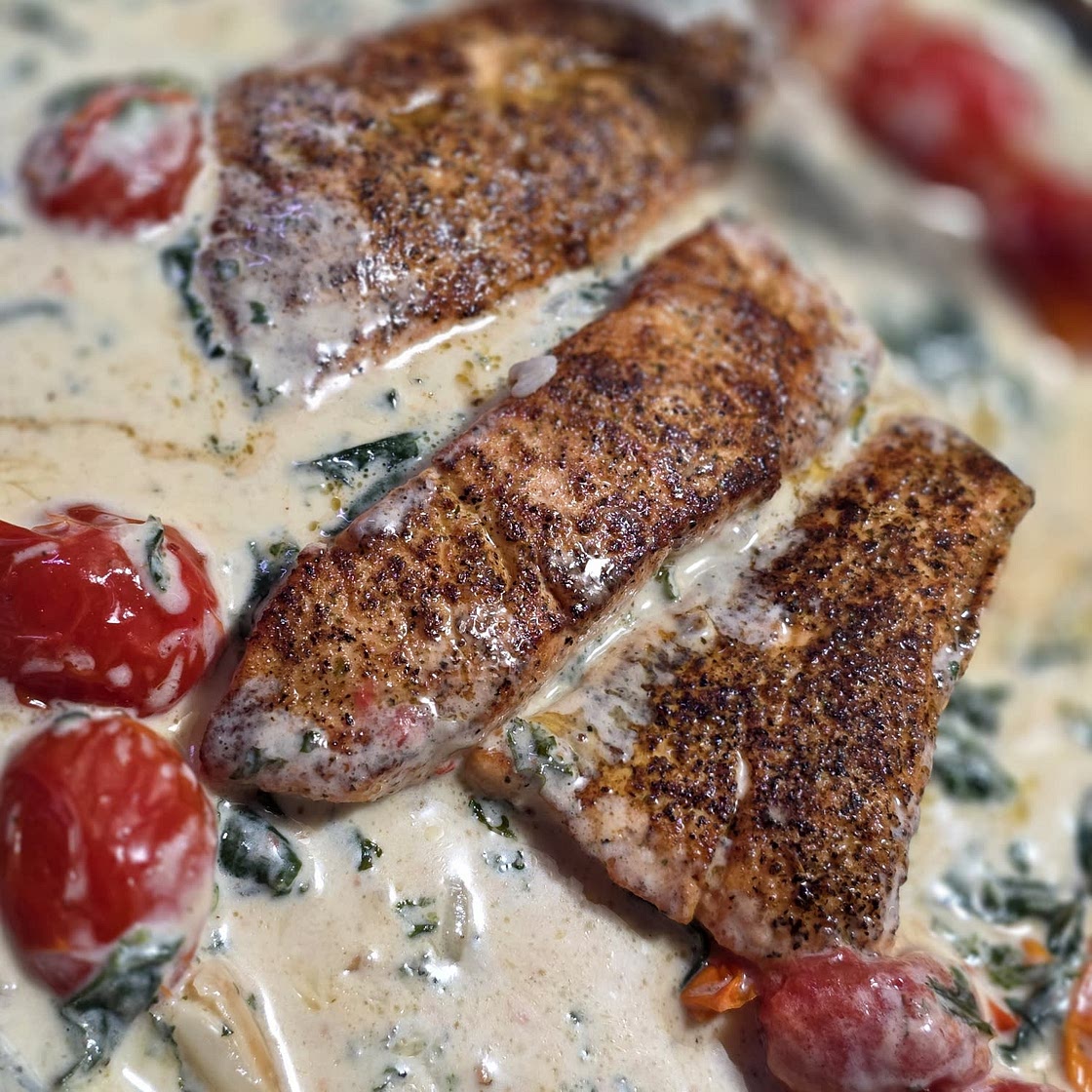 CREAMY TUSCAN SALMON