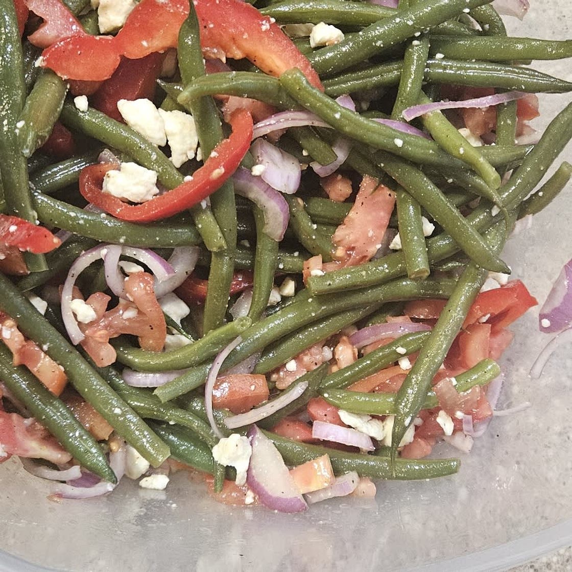 Simple Green Bean Tomato Salad