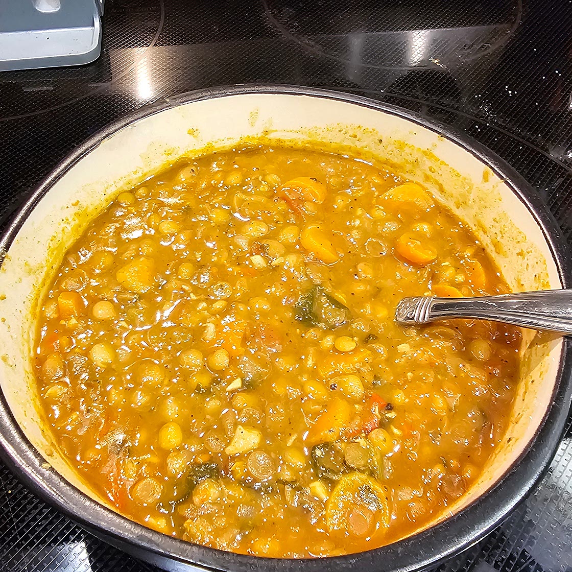 Spanish lentil stew