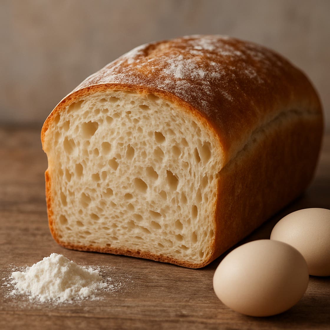 4 Ingredient No Knead Tiktok Bread