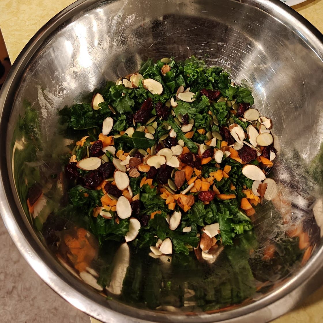 Easy Kale Salad with Fresh Lemon Dressing