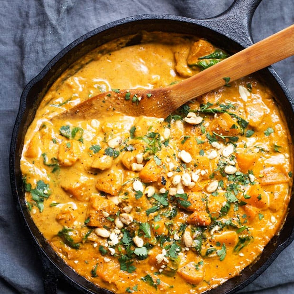 Thai Butternut Squash Red Curry