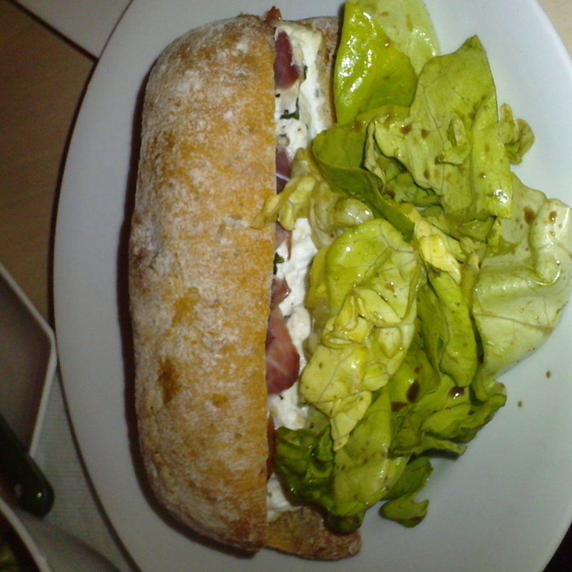 Croque Italien au jambon de Parme