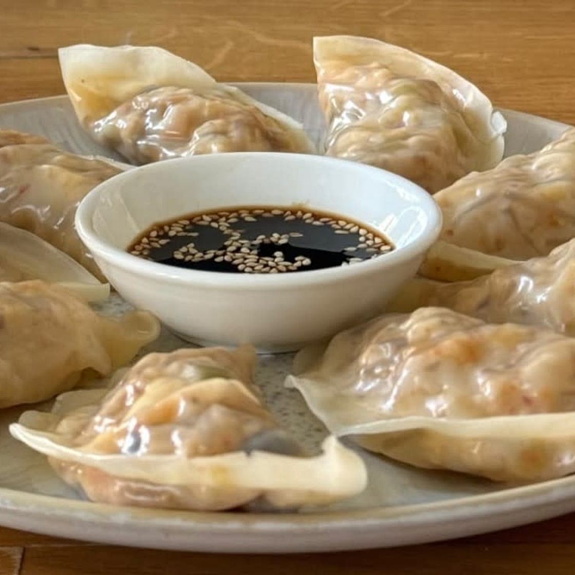 Ravioli coreani al kimchi