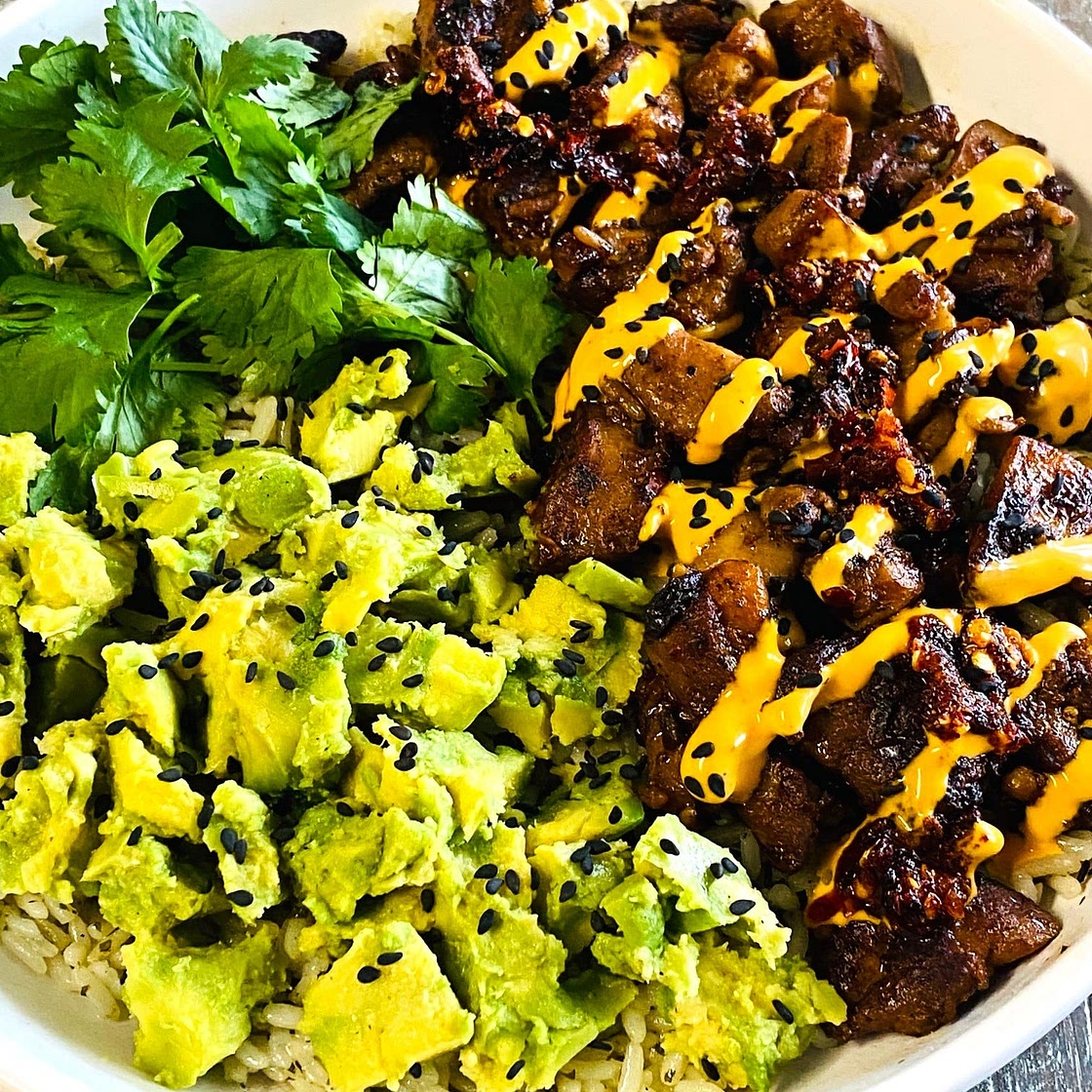 Chili Crisp Chicken Bowls