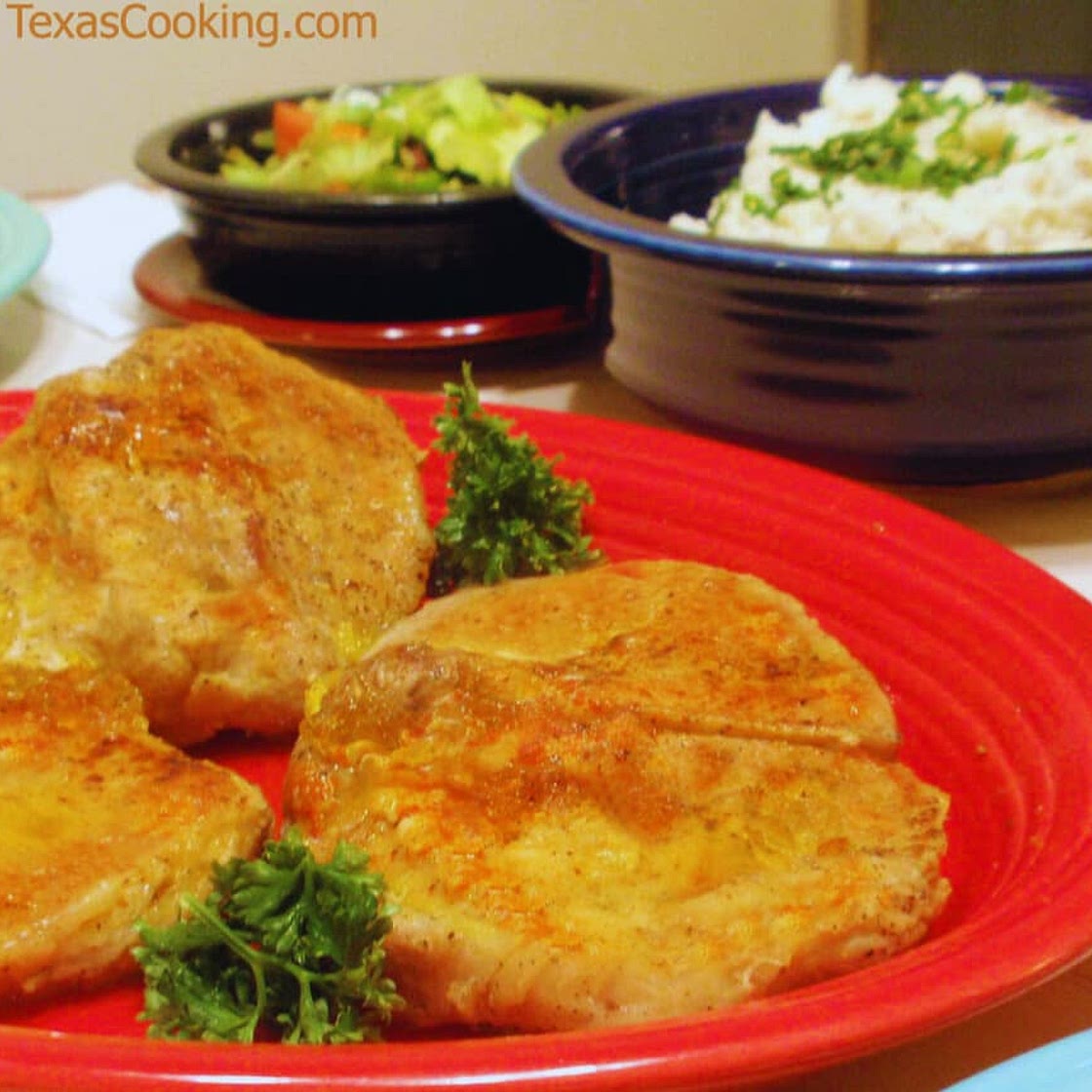 Orange-Glazed Pork Chops