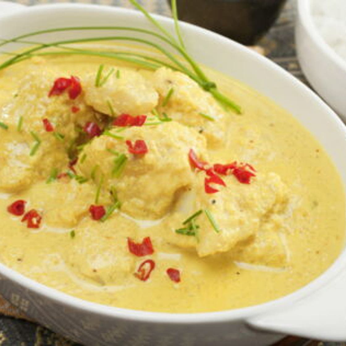 Curry de poisson au lait de coco