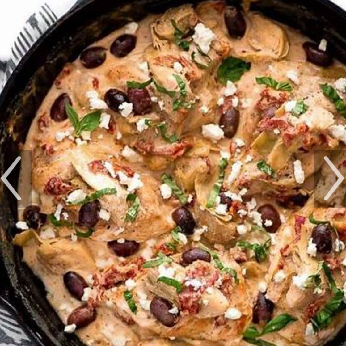 Creamy Mediterranean Chicken Dinner