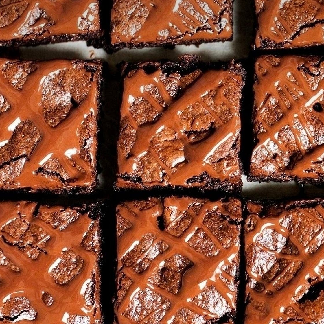 Mediterranean Tahini Brownies (Super Moist)