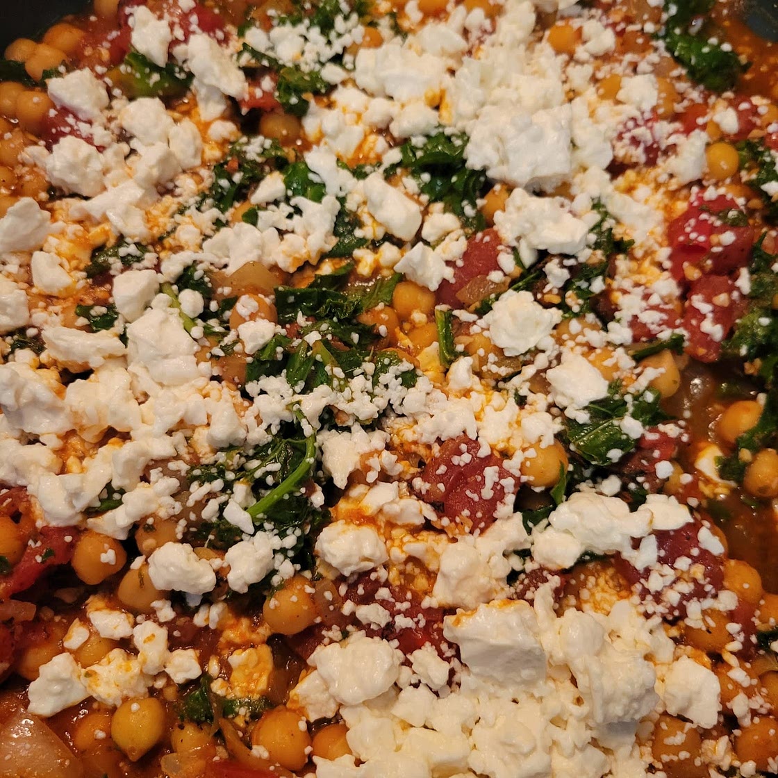 Mediterranean Chickpea Skillet