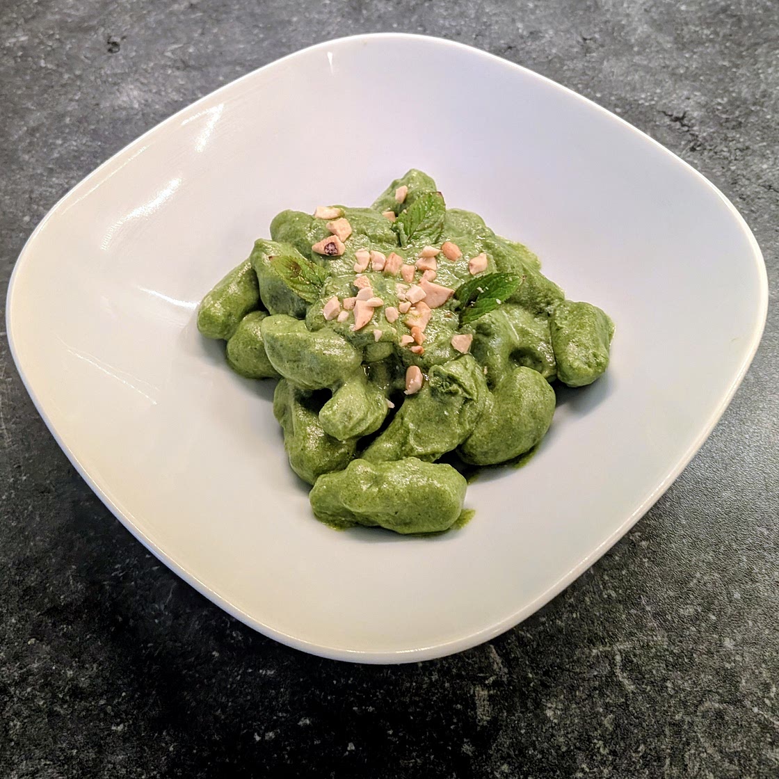 Gnocchi di piselli - pea gnocchi