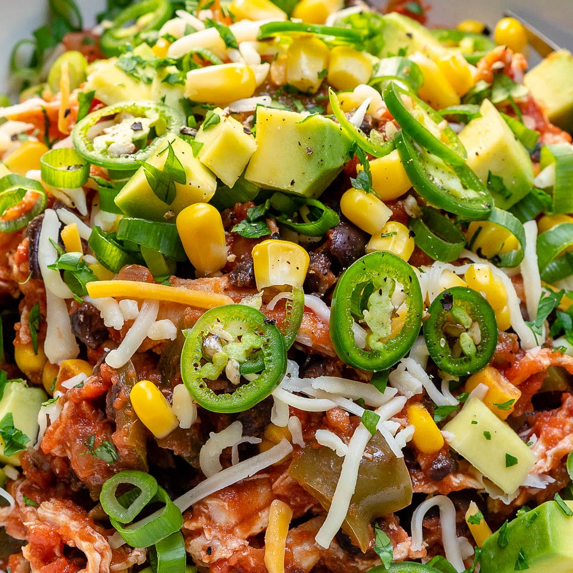 Clean Eating Crockpot Mexican Chicken Bowls!