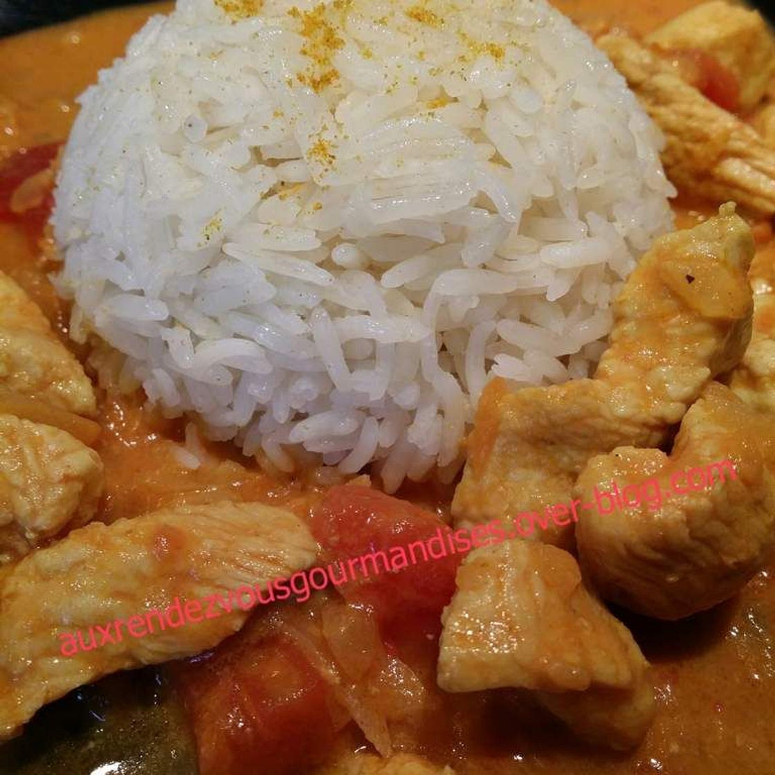 Poulet coco au curry