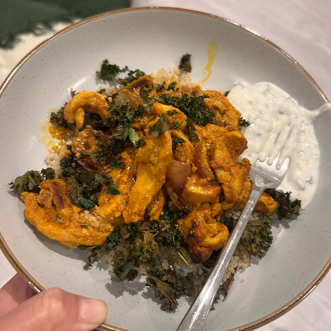 Spicy yoghurt chicken