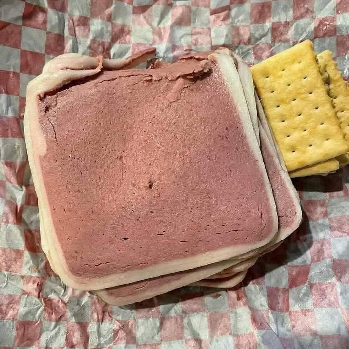 Liver cheese sandwich