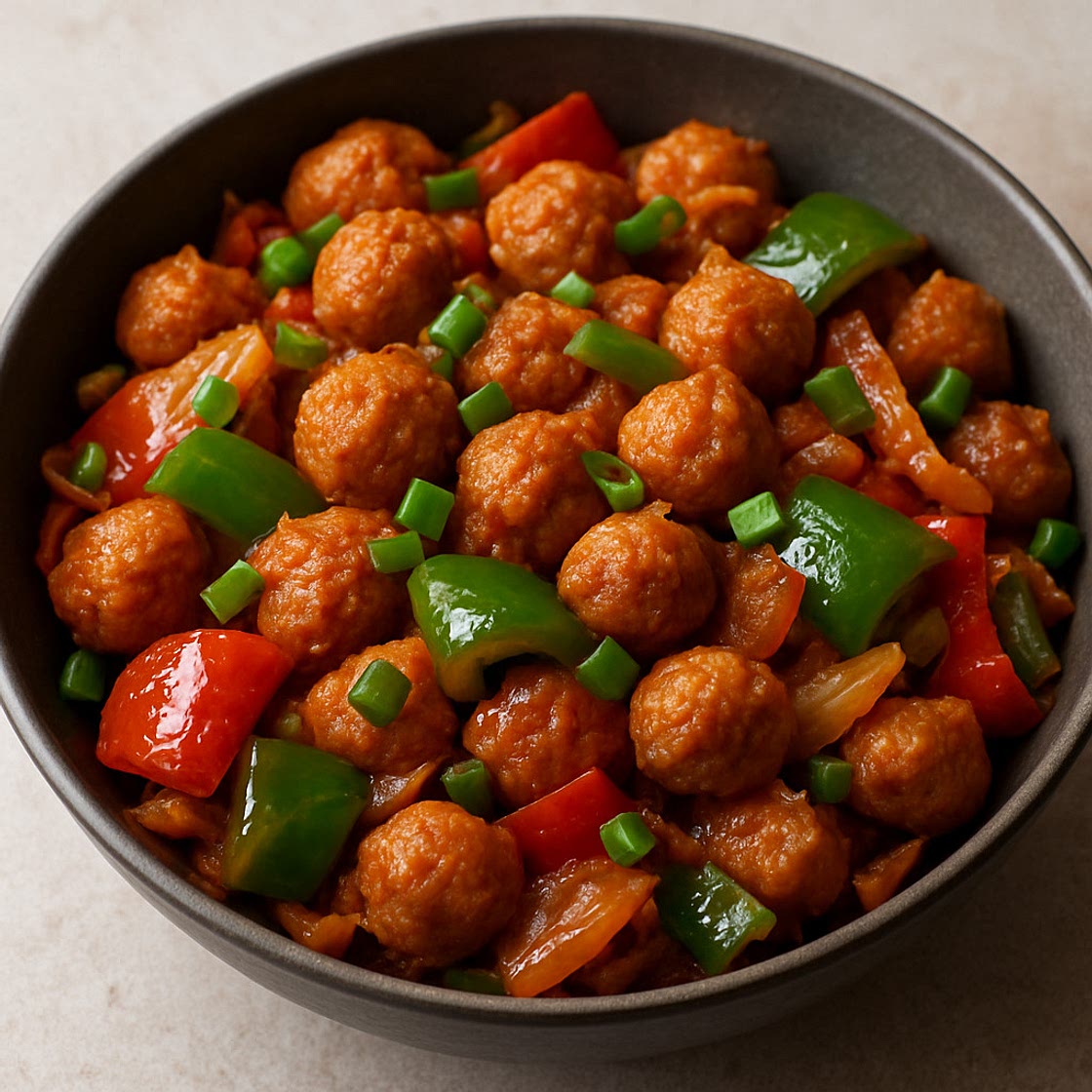 Soya Chunks Stir Fry