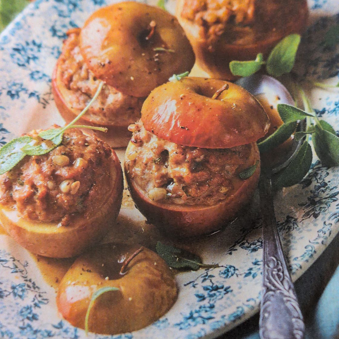 Pomme farcie au porc