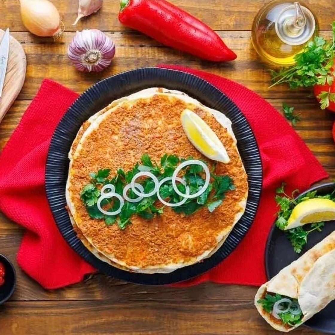 Lahmacun - türkische Pizza