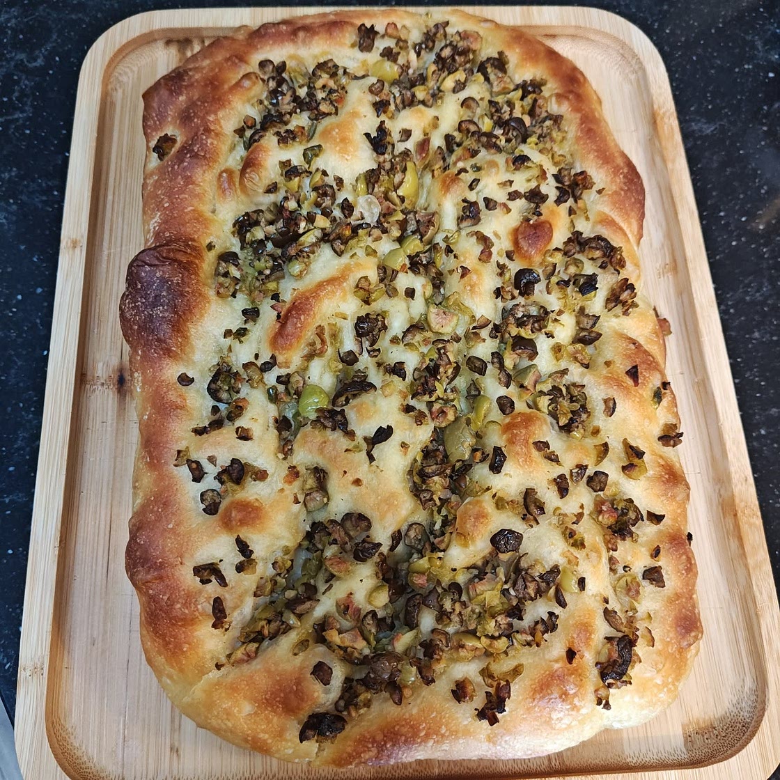Olive Tapenade Focaccia